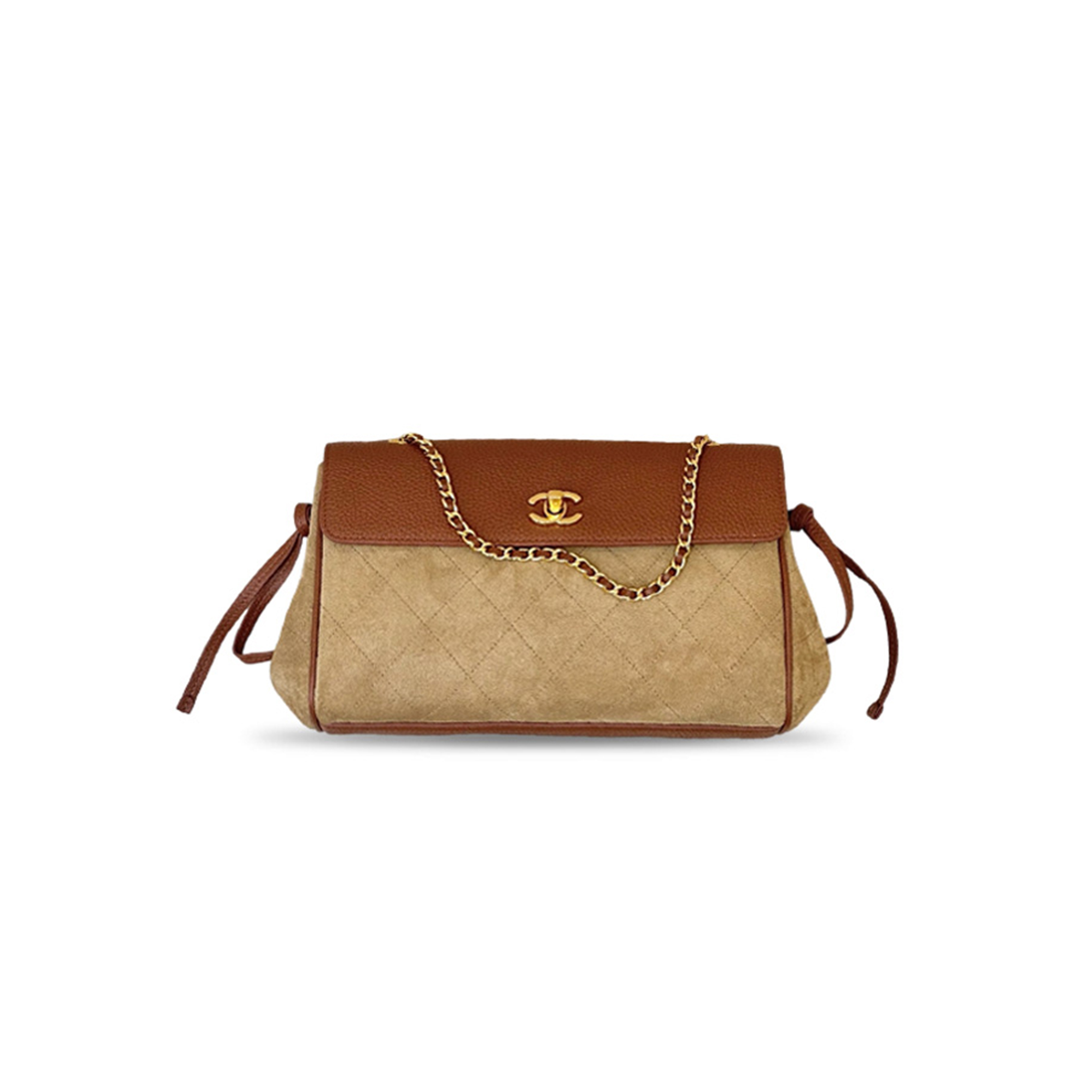 CHANEL MASTER LARGE FLAP BAG CHAIN SUEDE AS6427 (29*16*9.5cm)